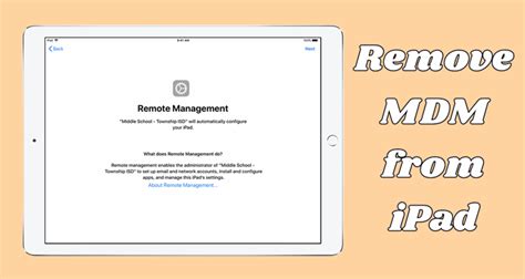 How to Remove MDM from iPad Free [Updated]