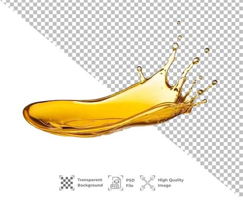 Psd Oil Splash Isolated On Transparent Background Premium Ai