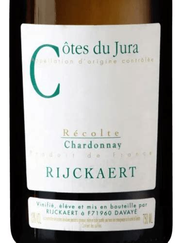 Rijckaert Chardonnay C Tes Du Jura Vivino Us