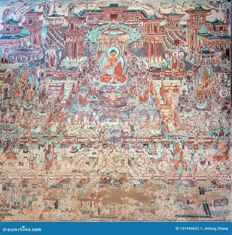 Dunhuang Grottoes Mural Editorial Photography Image Of Religion