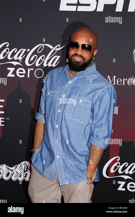 Jermaine Dupri arrives at the ESPN The Party Super Bowl party on ...