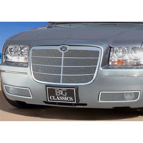 Eandg Classics® Chrysler 300 300c 2007 1 Pc Euro Style Chrome Fine Mesh Grille