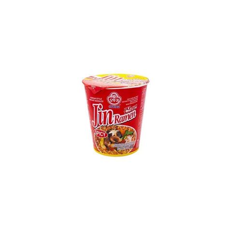JIN RAMYEON HOT CUP 오뚜기 진라면 매운맛 컵 G
