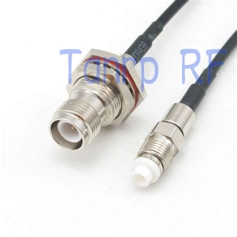 6in RP TNC Female Jack To FME Female Jack RF Connector Adapter 15CM