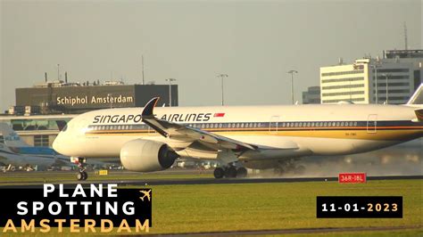 Plane Spotting Schiphol Amsterdam Airport Takeoffs And Landings Rwy