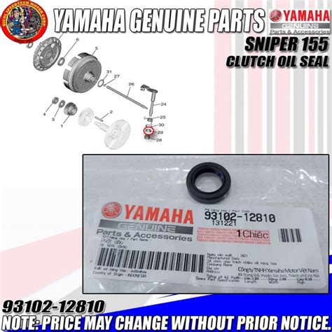 Sniper Clutch Oil Seal Ygp Genuine Lazada Ph