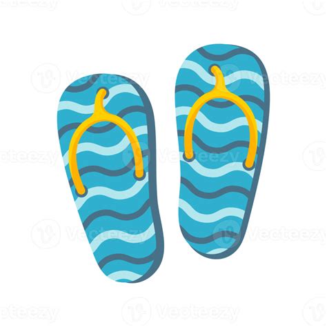 Flip Flop Beach Shoes Relaxing By The Sea During The Holidays 19786917 Png