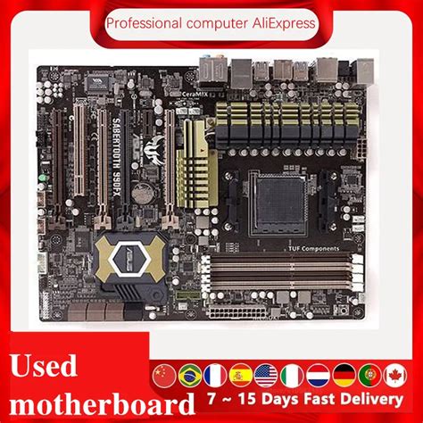 For Asus Sabertooth 990fx Motherboard Socket Am3 Ddr3 For Amd 990fx 990x Original Desktop