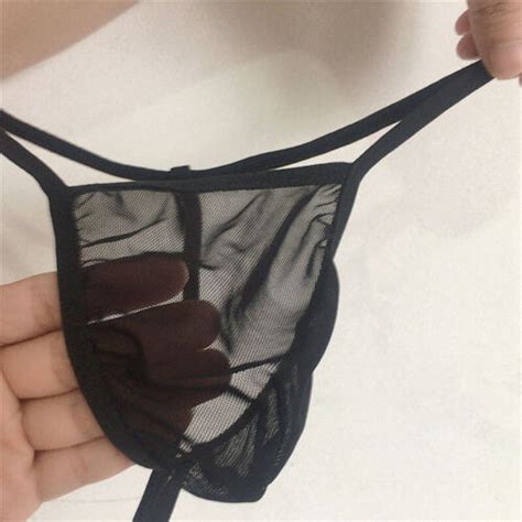 Sissy Sexy Men S Sheer Bikini Briefs Lingerie G String Panties Thongs Underwear EBay