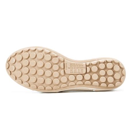 Tênis Kolosh Feminino Calce Fácil Slip On Zíper Nude Bege