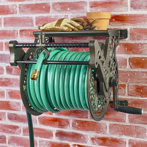 Liberty Garden Aluminum Wall Hose Reel Reviews Wayfair Canada