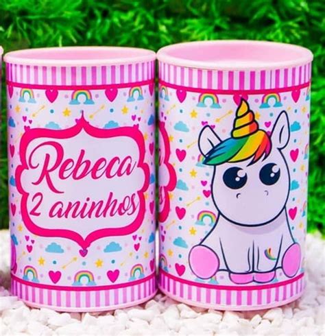 Cofrinho Personalizado Unicornio Elo7 Produtos Especiais