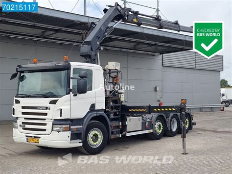 Scania P380 8X2 HIAB 211 EP 3 Hipro Kran 21tons Multi Lift Euro 5