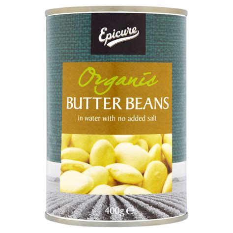 Epicure Organic Butter Beans In Water 400g We Get Any Stock