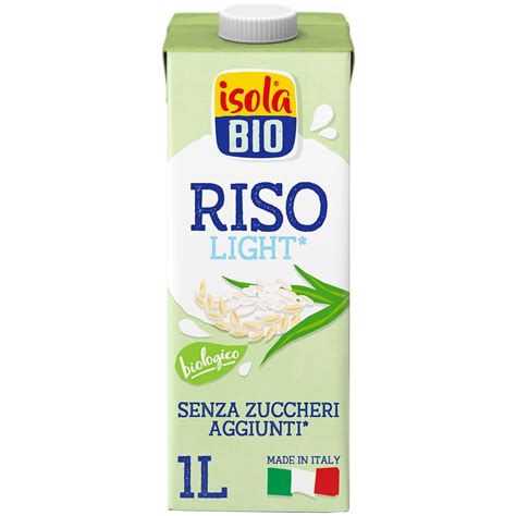 Bevanda Vegetale Riso Light Isola Bio Agricoltura Biologica Prontuario