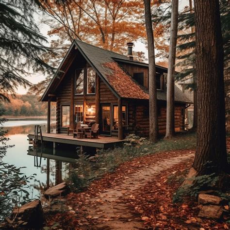 Cabins Around A Lake Images - Free Download on Freepik