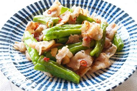 夏のおかず「ししとうと豚肉のガーリック炒め」がクセになるおいしさ！ピリッと辛みを効かせて えん食べ レシピ 料理 レシピ レシピ