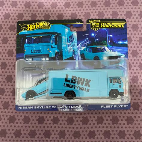 Hot Wheels Premium Team Transport Nissan Skyline GT R LBWK Fleet