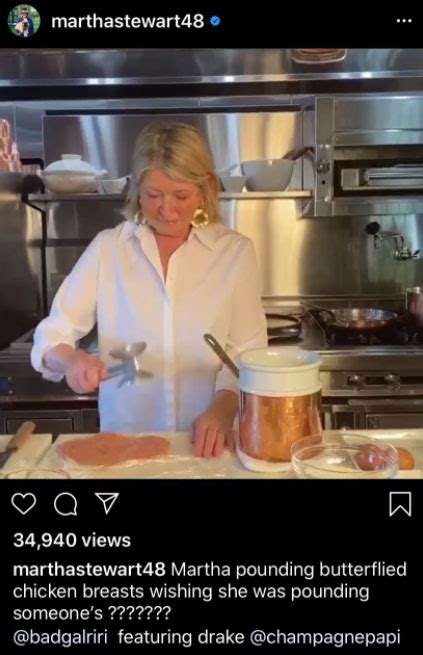 Martha Stewart Fans Lose It After Chef Says She Wishes She Was ‘pounding Someone’ In ‘sexual