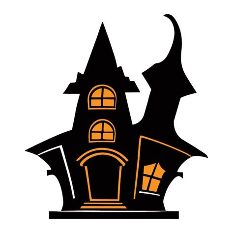 Premium Vector Vector Halloween Haunted House Vector