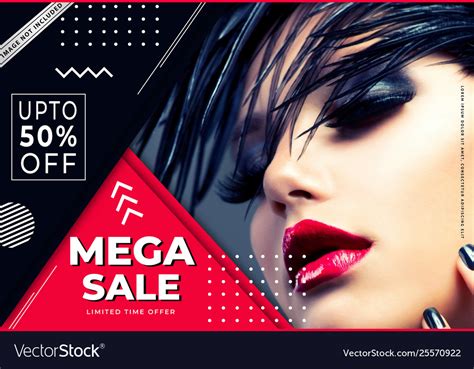 Modern Sale Banner Template Royalty Free Vector Image