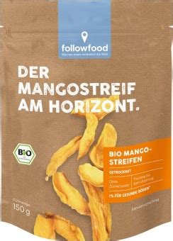 Followfood Mangostreifen Getrocknet Bio Naturpur Shop