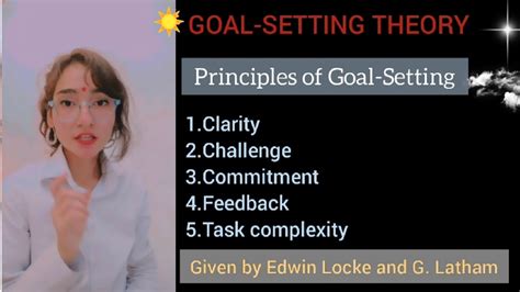 Goal Setting Theory Edwin Locke And Latham Youtube