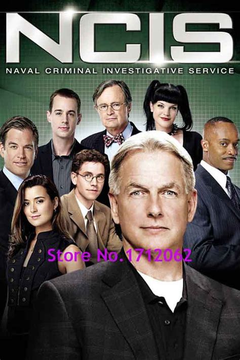 Tv Show NCIS Mark Harmon Michael Weatherly Poster Measures 20 x 30 ...