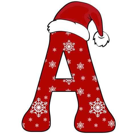 Christmas Alphabet Design 15163399 Png