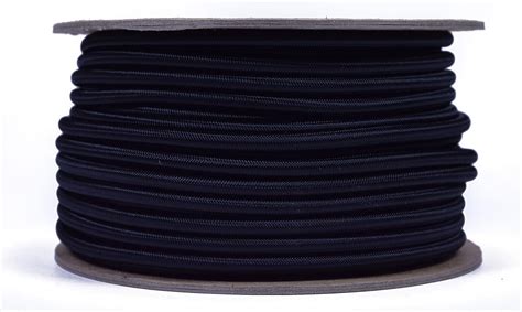 Black Shock Cord Foot Spool Marine Grade Shock Bungee