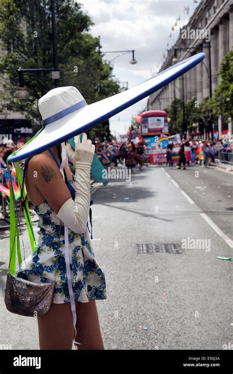 Gay Pride Parade London UK Stock Photo Alamy