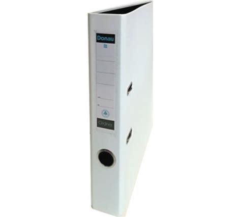 Donau A4 50mm PP Lever Arch File WhiteMy Online Stationery