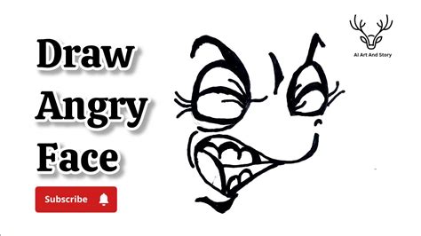 How To Draw Angry Face How To Draw AIArtAndStoryoffical YouTube