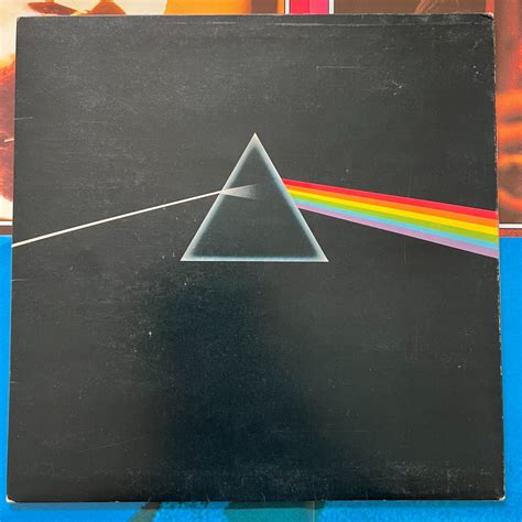 Pink Floyd Dark Side Of The Moon Uk Pressing Empty Prism Labels A3b2 Lp Stéréo 1973