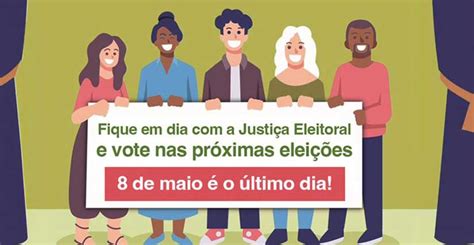 Justi A Eleitoral Chama Aten O Para Data Final