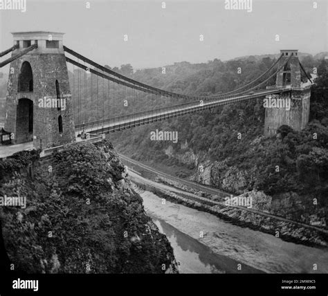 Clifton Suspension Bridge Bristol Spanning The Avon Gorge Built By