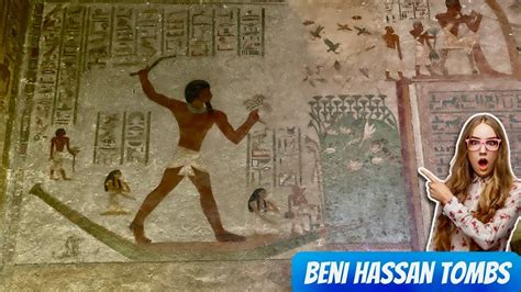 Beni Hassan Tombs Khnumhotep II Tomb Tombe Di Beni Hassan YouTube