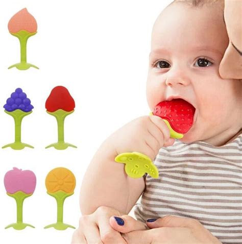 Baby Teething Toys 5pcs Silicone Teethers Set Freezer Safe T For