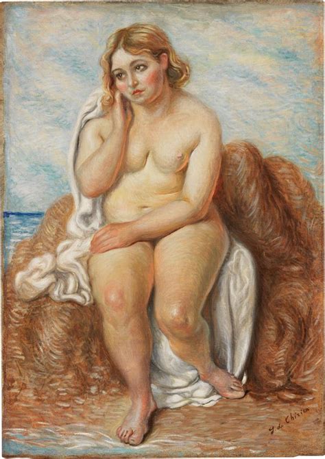 Giorgio De Chirico Nudo Femminile Olio Su Tela Asta Arte