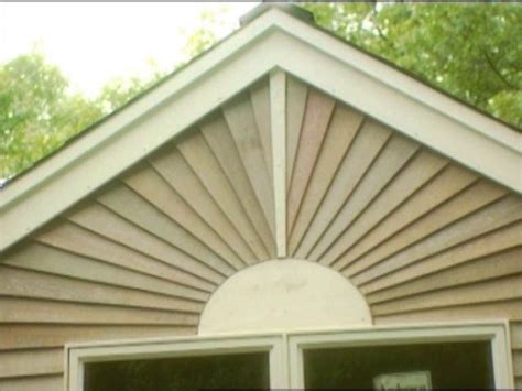 How To Make A Clapboard Sunburst Wood Siding Exterior House Paint