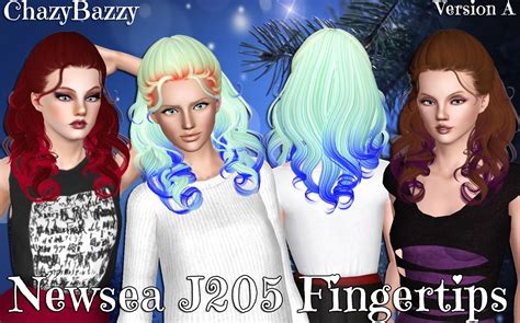 Newsea J205 Fingertips Hairstyle Retextured By Chazy Bazzy Sims 3 Hairs