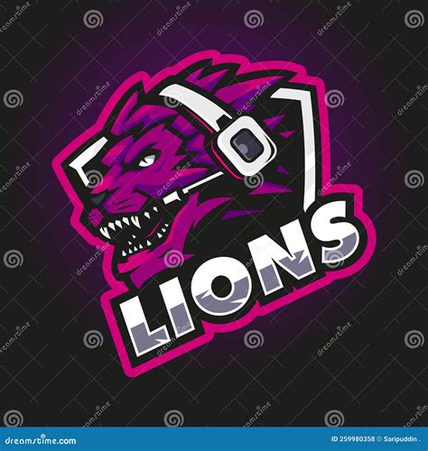 Lion Esport Logo Stock Vector Illustration Of Claw 259980358