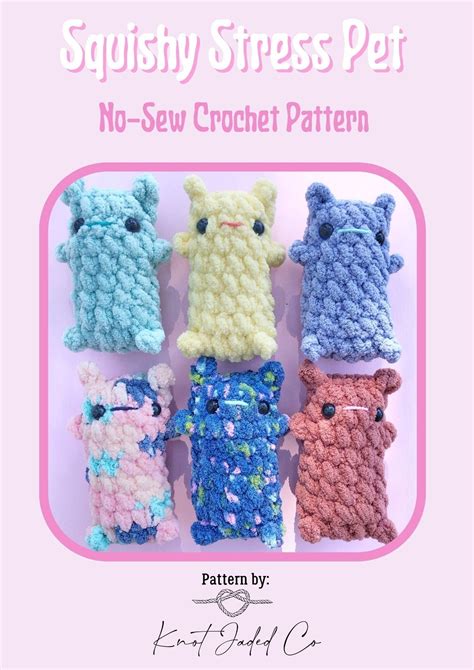 Squishy Stress Pet No Sew Crochet Pattern Artofit