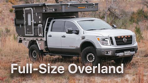 Nissan Titan Four Wheel Camper Off Grid Flatbed Truck Walkaround