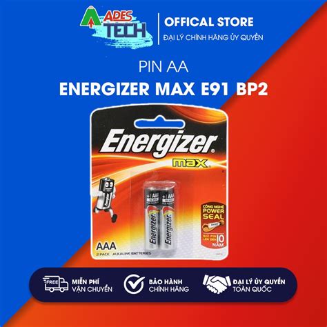 HÀNG CHÍNH HÃNG Pin AA Energizer Max E91 BP2 CHÁT LƯỢNG CAO