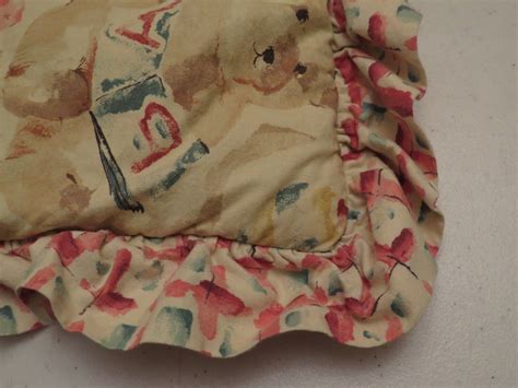 Vintage Teddy Bear Crib Comforter