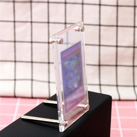 Transparent Acrylic 35pt Card Frame Desktop Uv Resistant Plexi Pokemoon