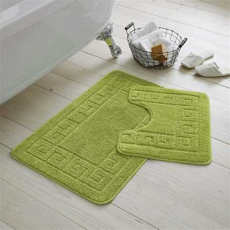 Badmatten Luxury Greek 2 Pc Bath Mats Bath And Pedestal Mat Sets Non Slip