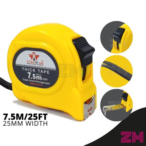 75m25ft Starman Measuring Tape Pita Ukur Murah 拉尺 Shopee Malaysia