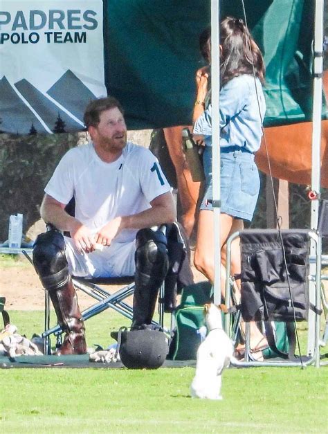 Meghan Markle Supports Prince Harry From the Sidelines at a Polo Game